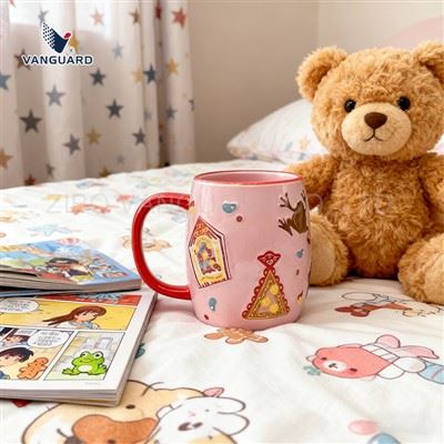 Mug keramik barel timbul