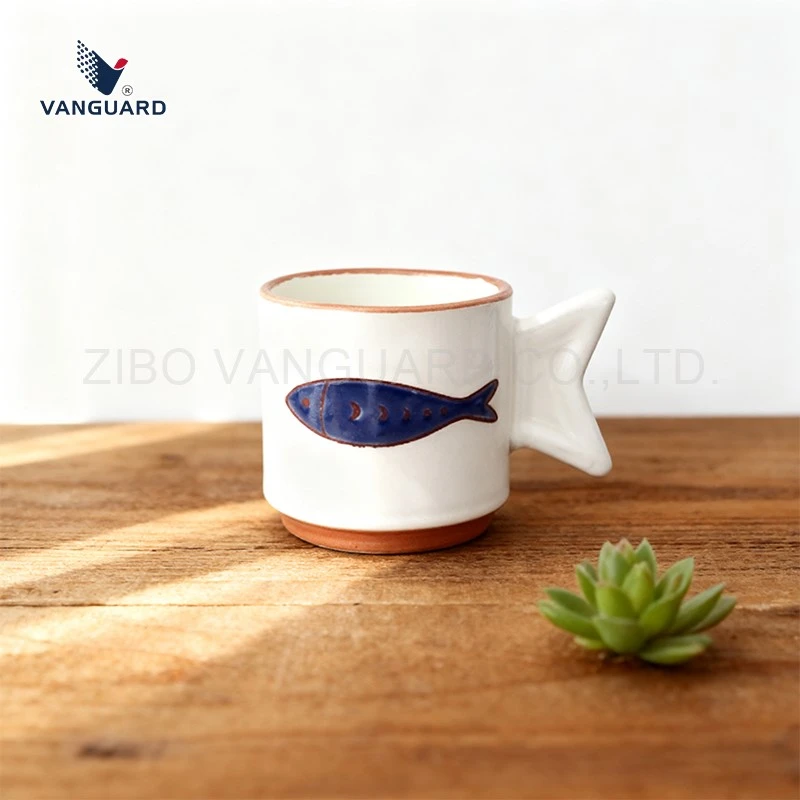 fish tail ceramic mug fish tail ceramic mug